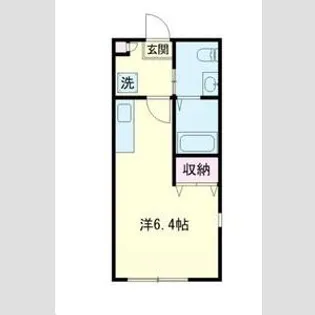 Wレジデンス横浜東白楽【1階】の間取り