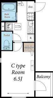 フルセイル高座渋谷【1階】の間取り