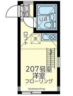 ユナイト片倉町バージニアの杜【2階】の間取り