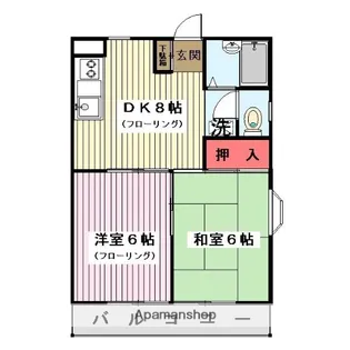 パークサイド三田【3階】の間取り