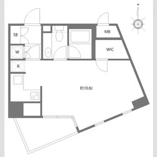 MG目黒駅前【8階】の間取り