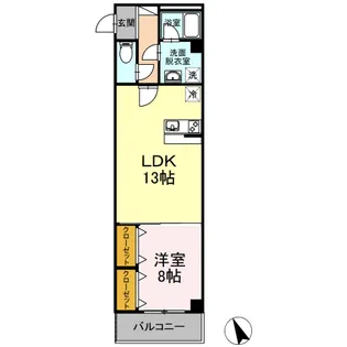 BELLA LUCE【2階】の間取り