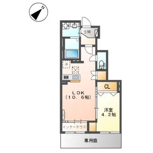 アルモ【1階】の間取り