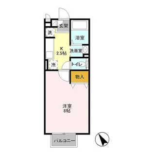 マ・メゾン ASUKA Ⅱ【2階】の間取り
