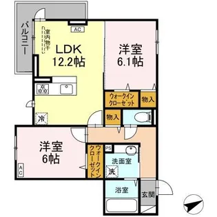 シャルマン・ソフィア【2階】の間取り