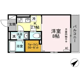 フレシール【2階】の間取り