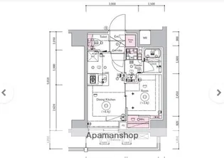 SYFORME YOKOHAMA−BANDOBASHI【8階】の間取り