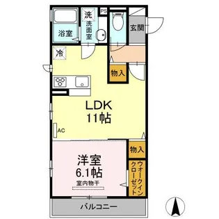 ヴェール・ヴィラ【3階】の間取り