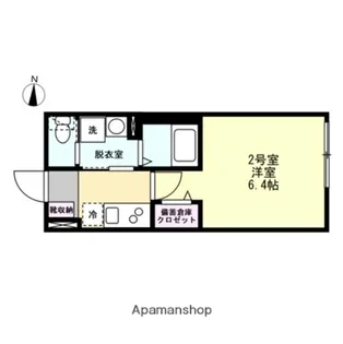 プレミアムコート川崎東門前【2階】の間取り