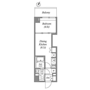 ラクレイス横濱関内【9階】の間取り