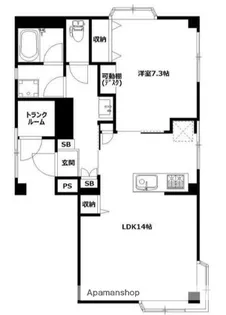 大門ビル【2階】の間取り