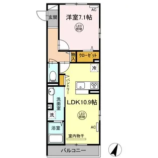 SKY COURT【2階】の間取り