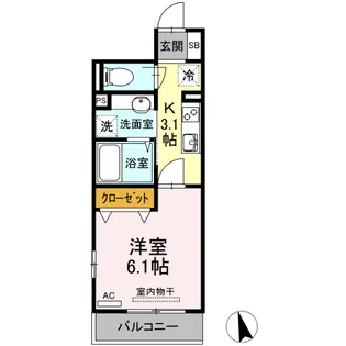 たか表参道【2階】の間取り