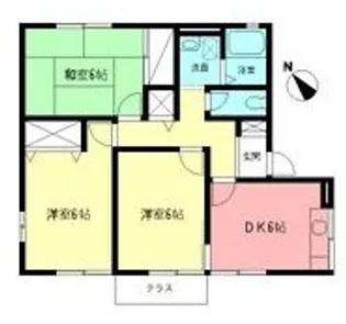 アトリオA【1階】の間取り