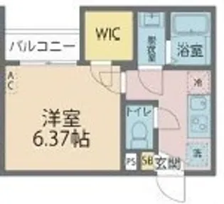 カインドネス海老名Ⅱ【302号室号室】の間取り