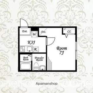 ミネット桜ヶ丘【2階】の間取り