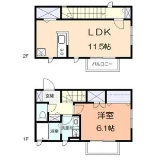 マイプレイス【1階】の間取り