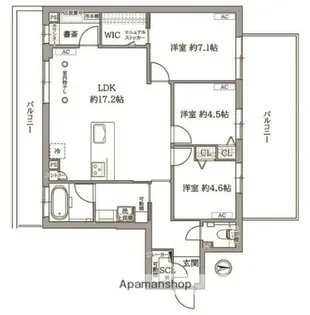 SIGNATURE07【3階】の間取り