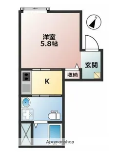 アレグリア逗子【1階】の間取り