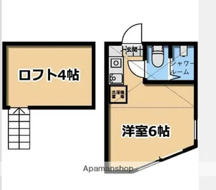 ユナイト田浦クリスカーティス【2階】の間取り