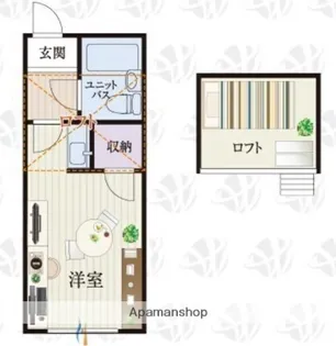 B’CASA金沢八景LLLRE−BORN【2階】の間取り