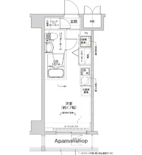 RELUXIA横濱元町【5階】の間取り