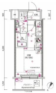 クラリッサ横浜シエル【3階】の間取り
