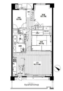 ジェイパーク横浜矢向【2階】の間取り