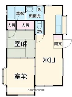 メゾンサンライトⅢ【1階】の間取り