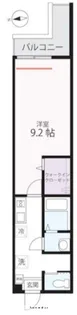 ハーミットクラブハウス横浜桜木町南【2階】の間取り