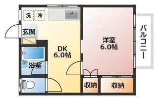 メゾン野比A【2階】の間取り