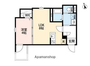 THE BASE 高座渋谷【3階】の間取り