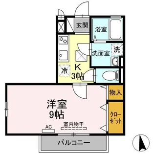 エスポワール【1階】の間取り