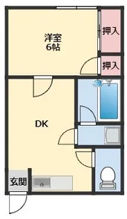 ひばり荘【2階】の間取り