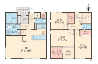 東京都町田市玉川学園7丁目【タウンハウス】の間取り
