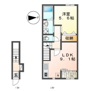 ククナSO【2階】の間取り