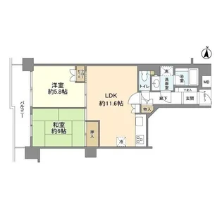 スターハイム生田【2階】の間取り