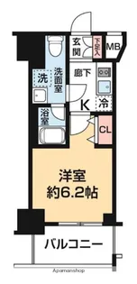 ガレリアレジデンス石川町【10階】の間取り