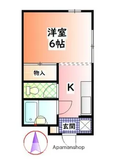 エミネンスあざみ野【2階】の間取り