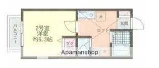 LOFTIA参番館【2階】の間取り