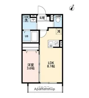 カーサ西鶴間【3階】の間取り