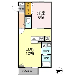 LAIDーBACK【2階】の間取り