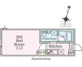 ビエンタ溝の口【3階】の間取り