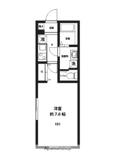 ブランシェつきみ野【1階】の間取り