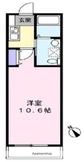 アノンテラス末長【1階】の間取り