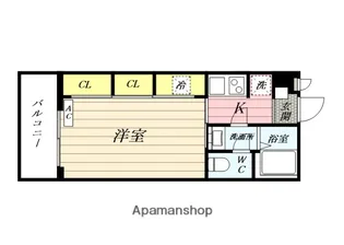 リブリ・東林間【1階】の間取り