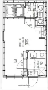 オリーブ藤沢【1階】の間取り