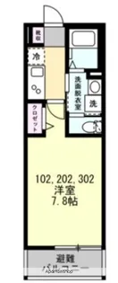 ベイルーム横浜市ヶ尾【1階】の間取り