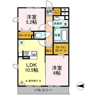TD西ノ前【3階】の間取り