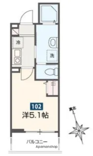 高座渋谷ヒルズ【1階】の間取り